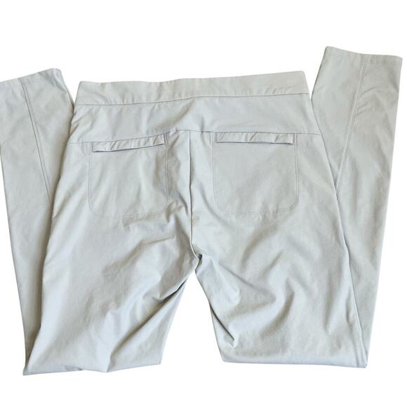 Athleta Sz 6 Wonder Stash Skinny Pants Cream Beige Stretchy Sporty Athleisure - Picture 11 of 16